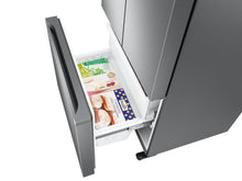 SAMSUNG 32" 17.5 cu. ft. Counter Depth 3-Door French Door Smart Refrigerator in Stainless Steel with Ice Maker - RF18A5101SRAA
