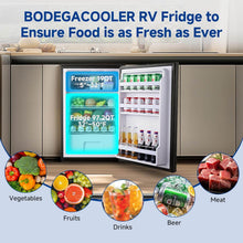BODEGACOOLER 2025 RV Refrigerator Freezer 5°F-32℉ 110L