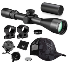 Vortex Optics Razor HD LHT 4.5-22x50 FFP Riflescope,  (MRAD) Reticle, 30 mm Tube with Wearable4U Bundle - XLR-2