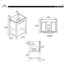 Blossom Riga 20 Inch Bathroom Vanity - V8022 20 01