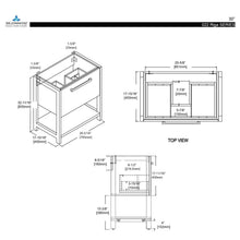 Blossom Riga 30 Inch Bathroom Vanity - V8022 30 01