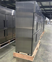 Chef AAA - SCD-660F 72" Commercial Reach-In Freezer with 6 Solid Half Doors - SCD-660F