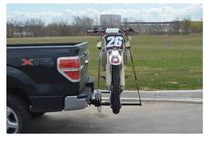 DK2 TMC201 400 lb. Capacity Hitch Mounted Motorcycle Carrier with Adjustable Front Wheel Channel New - TMC201