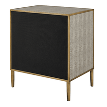 New Pacific Direct Arista Faux Shagreen Side/ End Table  - 1600088