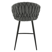 New Pacific Direct Fabian Fabric/ PU Counter Stool w/ Arms 1240016-5776 - 1240016-5776