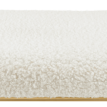 New Pacific Direct Frisly Shearling Fabric Bench w/ Shelf  - 1600083-560