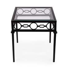Butler Specialty Company Southport Iron Upholstered Outdoor End Table, Black  - 5664437