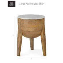 Union Home Stance Accent Table Short  - LVR00558