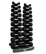 TAG Fitness Rubber Hex Dumbbell set 5lb-75lb - 1770024675215_979