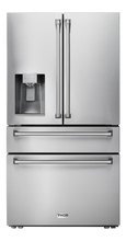 Thor Kitchen 36 Inch Professional French Door Refrigerator with Ice and Water Dispenser - TRF3601FD