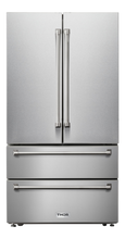 Thor Kitchen 36 Inch Professional French Door Refrigerator with Freezer Drawers - TRF3602