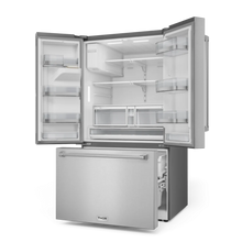 Thor Kitchen 36 Inch Professional French Door Refrigerator with Ice and Water Dispenser – Model - TRF3628FFD