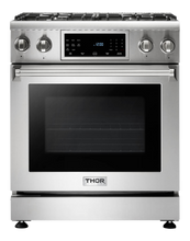THOR Kitchen 30-Inch Tilt Panel Gas Range - Professional - TRG3001