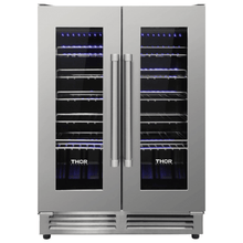 Thor Kitchen 24 in. 42 Bottle Dual Zone Wine Cooler, TWC2402