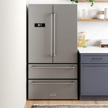 Thor Kitchen Appliance Package - Professional 30 inch Electric Range, Range Hood, Counter-Depth Refrigerator, Dishwasher, AP-HRE3001-3