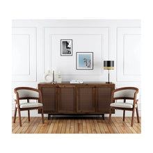 Union Home Mod Sideboard Rattan In Porto Dark Finish  - LVR00251