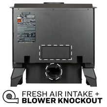 US Stove 2,500 Sq. Ft. Wood Stove with Cast Iron Legs &amp; Blower - SKU_1769011474749_338