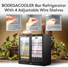 Bodega cooler Under Counter Back Bar Refrigerator 7.4 Cu.Ft