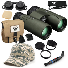 Vortex Optics Viper HD 10x42 Binocular with Free Hat and Wearable4U Bundle - V201