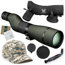 Vortex Optics Viper HD 20-60x85 Straight Spotting Scope with Free Hat and Wearable4U Bundle - V503
