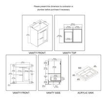 Blossom Hanover 24″ Bathroom Vanity - V8029 24 01