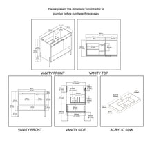 Blossom Turin 36″ Bathroom Vanity - V8031 36 01