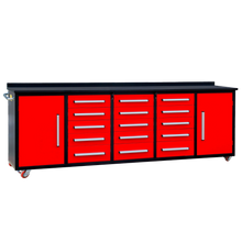 Chery Industrial 10ft 15-Drawer Storage Workbench with Wheels - SUIWB10152RDAC