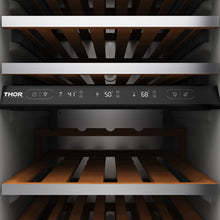 Thor Kitchen 24-inch Built-in Column Wine Cooler, Stainless Steel Panel Ready - XRF24CWC-SS