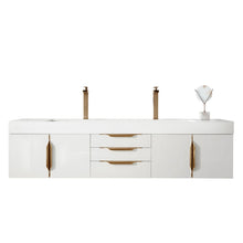 James Martin Vanities Mercer Island 72" Double Vanity - 389-V72D-AGR-G-DGG