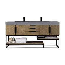 James Martin Vanities Columbia 72" Double Vanity - 388-V72D-AGR-MB-DGG