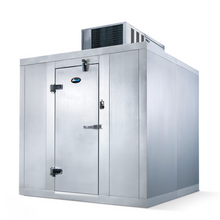 AmeriKooler QF06XX77**FBSM 6' Wide (Door Side) Indoor Walk-In Freezer -10°F w/ Floor 7'7" H - AKQF060677FBSM