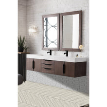 James Martin Vanities Mercer Island 72" Double Vanity - 389-V72D-AGR-G-DGG