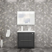 Casa Mare Alessio 32" Bathroom Vanity and Ceramic Sink Combo with LED Mirror - Alessio80GG-32