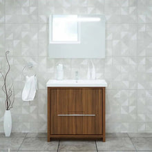 Casa Mare Alessio 36" Bathroom Vanity and Ceramic Sink Combo with LED Mirror - Alessio90GG-36