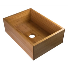GREE ALFI brand 30 Inch Single Bowl Bamboo Kitchen Farm Sink  - AB3021