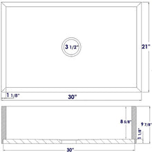 GREE ALFI brand 30 Inch Single Bowl Bamboo Kitchen Farm Sink  - AB3021