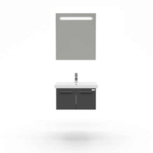 Casa Mare Aspe 32" Bathroom Vanity and Ceramic Sink Combo with LED Mirror - Aspe80GB-32