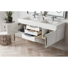 James Martin Vanities Mercer Island 59" Double Vanity - 389-V59D-AGR-G-DGG