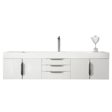 James Martin Vanities Mercer Island 72" Single Vanity - 389-V72S-AGR-G-DGG