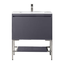 James Martin Vanities Milan 31.5" Single Vanity Cabinet - 801V31.5GWRGDCHB