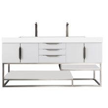 James Martin Vanities Columbia 72" Double Vanity - 388-V72D-AGR-MB-DGG
