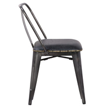 New Pacific Direct Brian PU Leather Metal Side Chair, (Set of 4)  - 9300030-240