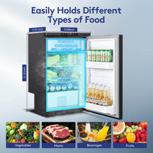 Bodegacooler RV Refrigerater Upright Freezer Semi Truck Refrigerator 83L/2.94 Cu.ft