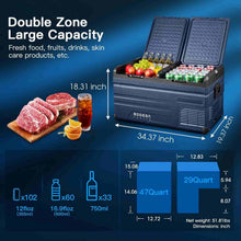 Bodegacooler Electric Cooler 76/95qt Dual Zone