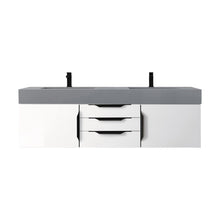 James Martin Vanities Mercer Island 59" Double Vanity - 389-V59D-AGR-G-DGG