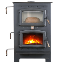 Buck Stove Homesteader Wood Burning Cook Stove 1,800 sq. ft. 28,901 BTU Black New - FP-HOMESTEADER