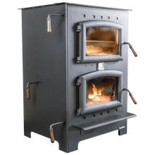 Buck Stove Homesteader Wood Burning Cook Stove 1,800 sq. ft. 28,901 BTU Black New - FP-HOMESTEADER