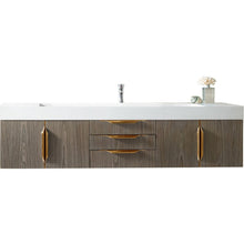 James Martin Vanities Mercer Island 72" Single Vanity - 389-V72S-AGR-G-DGG
