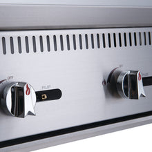 Chef AAA - TCCB36 Commercial 36 in. Countertop Charbroiler - TCCB36