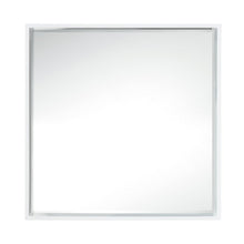 James Martin Vanities Milan 35.4" Square Cube Mirror - 803-M35.4-GW